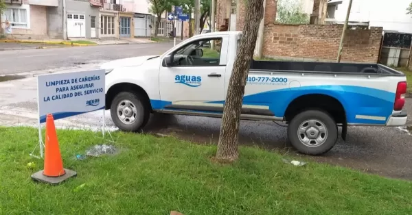 El miércoles habrá baja presión de agua en dos barrios de San Lorenzo 